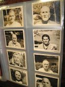 JEWISH EPHEMERA. Group of 119 gelatin silver photographs of elderly Jewish people taken in Israel