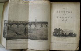 [LONDON] The Picture of London, for 1819, 12mo folding frontis, add. pict. engr. title, folding '