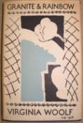 WOOLF c. (Virginia) Granite & Rainbow, 8vo, clo., d.w., 1st Edn., L., 1958.