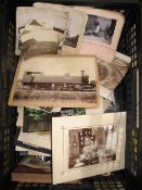 PHOTOGRAPHY. Box of miscellaneous photographs incl. India, 19th & 20th century.