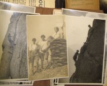 PHOTOGRAPHY / MOUNTAINEERING. Unique archive of over 400 photographs ofmountaineering and skiing