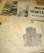 CRUMP (W. B.) coll'n of original penwork, topographical, northern England, maps, views etc.