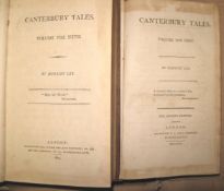 [18th C. NOVEL] LEE (Sophia & Harriet) Canterbury Tales, 5 vols., 8vo, contemp. speckled calf (