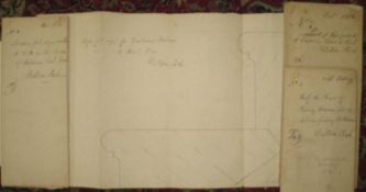 DITTON PARK, architectural plans for the 1815/16 rebuilding.