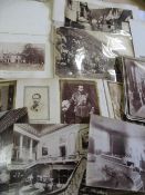 PHOTOGRAPH ALBUMS. Two British albums of early albumen photographs, plus group of loose