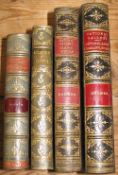 [BINDINGS] RUSKIN, Seven Lamps, 8vo, illus., full navy calf gilt by Zaehnsdorf,t.e.g., 3rd Edn.,