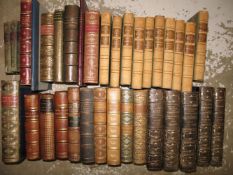 [BINDINGS] misc. leatherbound by Hayday & others; incl. novels of Jane AUSTEN, 10 vols. illus. by