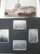 PHOTOGRAPHY / USA, folder of photographs including 8 albumen views of Washington DC, the Capitol,