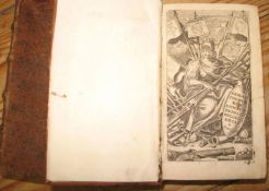 STRADA (F.) De Bello Belgico, 2 vols., 12mo, add. engr. title, plates, worm damage, contemp. calf,