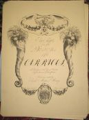 Designs of Carracci, illus., loose, 1843.