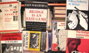 [BRIDGE / CARD GAME] q. of modern / mostly h.b. in d.w.'s vols. (1 box).