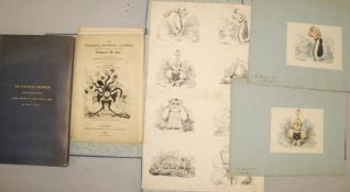 CRUIKSHANK (G.) illustrator: The Political Showman at Home, 8vo, illus., L., Hone, 1821; together