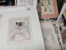 WAIN (Louis) small q. of prints from periodicals etc. (Q).