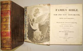 [BIBLE] HENRY (M.) & BLOMFIELD (E.) editors: A New Family Bible, 2 vols., 4to, plates, contemp.