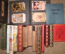 Misc. lit., incl. leatherbound and an album of p.c.'s (Q).