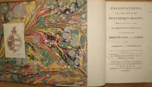 GILPIN (W.) Observations relative chiefly to Picturesque Beauty...Cumberland and Westmoreland, 2