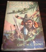 JOHNS (Captain W. E.) Biggles in Borneo, Oxford University Press, 1st Edition, d/w, 1943.