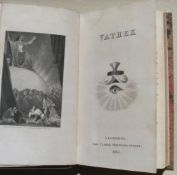 [BECKFORD (William)] Vathek, 8vo, frontis. & engr. title-page, later quarter calf, French text, 