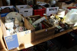 Household and decorative china, glass etc.