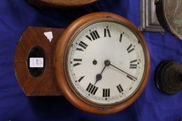 A drop dial wall clock.
