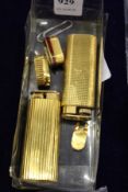 Two Cartier lighters (faults).