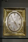 A Swiza decorative mantle clock.