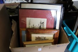 Various painting and prints.