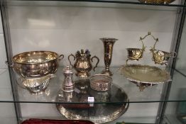 A collection of plated wares.