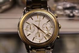 A gent's DKNY wristwatch.