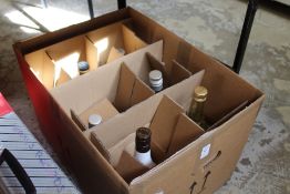 Various bottles of drink.