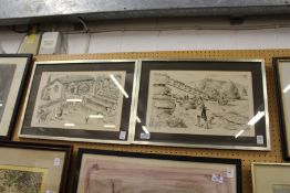 A Harvesting Scene and 