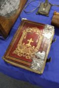 A good continental silver bound Bible.