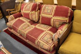 A modern large two seater settee.