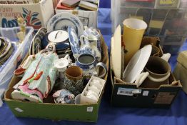 A quantity of decorative china.