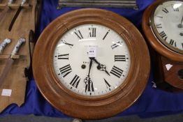 A continental circular wall clock.