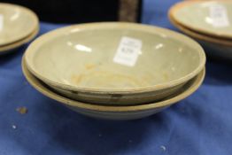 Two early Chinese pottery bowls.