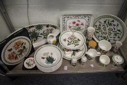 A good collection Port Meirion Botanic Garden china, to include a two tier cake stand.