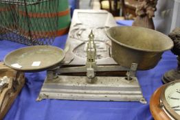 A set of scales.