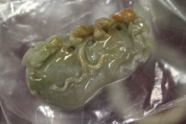 A good Chinese carved jade pendant.