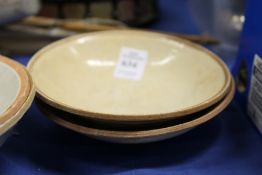 Two early Chinese pottery bowls.