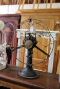 An old electric fan (cable removed).