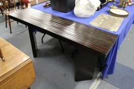 A stylish console table.