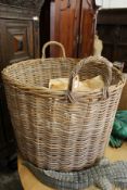 A good large wicker basket.