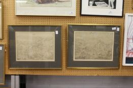 Pietro Santi Bartoli, a pair of Old Master engravings.