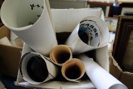 A quantity of various unframed posters by various artists.