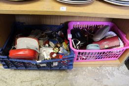 A quantity of key fobs and glasses.