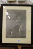 Andrew Southall, abstract with grey and black.
