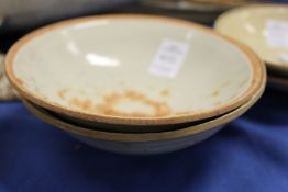 Two early Chinese pottery bowls.
