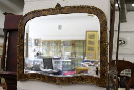 A decorative wall mirror.
