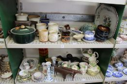 Household and decorative china, glass etc.